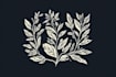 design botanical hand drawn logo