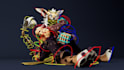 fix 3d character rigging, retopology, weight painting, facial and control rig