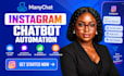 create manychat instagram chatbot automation for your business