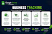 create custom google sheets business trackers