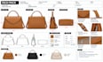 design and create backpack, handbag, luggage, duffel bag, wallet with tech pack