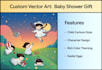 create custom vector art for weddings and special occasions