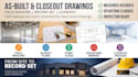 prepare as built documentation and permit closeout packages