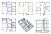draft hvac ductwork, electrical layouts and plumbing drawings