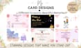 design elegant invitation and greeting cards