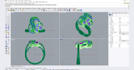 create custom jewelry cad, 3d ring and pendant design, modeling, stl and casting