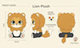 create detailed custom plush toy reference sheet stuffed animal design tech pack