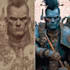 create a grimdark warhammer 40k character illustration
