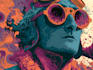 do amazing psychedelic and trippy illustration