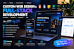 build a modern full stack website with front and backend dev