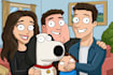 draw yourselves as a family guy cartoon character art