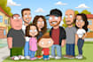 draw you as a family guy character portrait