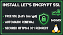 install SSL certificate and fix https issues on linux server