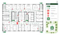design fire evacuation plan, egress map and fire escape plan with emergency exit