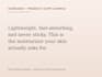 write short, natural product descriptions and brand copy