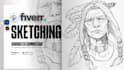 doing sketching your character
