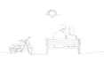 draw minimalist  line art animations