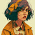 draw a digital illustration in unique style