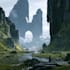 create 2d environment concept art, design, illustration