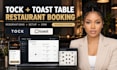 setup tock toast table restaurant booking reservation system