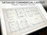 create professional commercial space planning and layouts