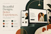 create visually stunning website and mobile app interfaces with a strong focus