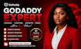 design godaddy website, godaddy redesign, develop godaddy