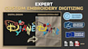 do custom professional embroidery digitizing using wilcom es