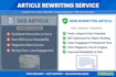 rewrite article ai to human, seo optimized, plagiarism free
