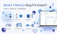 fix react, nextjs  nodejs javascript  and typescript bugs