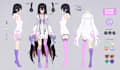 draw furry reference sheet, anime ref sheet, nsfw fursona ref sheet, anthro