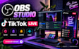 setup obs studio for tiktok live with custom overlay, alerts and audio