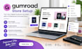 gumroad store setup shop design product upload storefront customization checkout