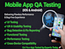 do app testing and website testing, QA, iphone, ipad and android user testing