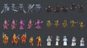 create pixel art characters sprites animated game character sheets npcs and arts