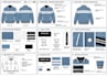 create fashion tech pack, clothing tech pack and apparel flat sketches