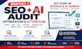 do monthly ai SEO using GEO, aeo, technical and website audit