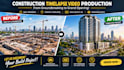 create a real estate timelapse video 4k drone footage