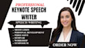 write a professional speech for your wedding toast business or tedx talk