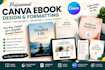 create a professional canva ebook layout