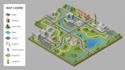 design 3d vector map, isometric map, event map, location map and custom map
