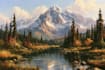 landscape oil painting art