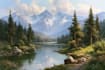 landscape oil painting art