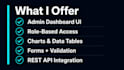 build angular dashboards and admin panels