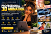 create 3d animation 3d product animation 3d explainer video
