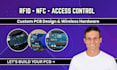 design rfid reader nfc pcb access control hardware and wireless communication