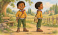 create children book character turnaround and model sheet