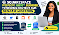 squarespace webflow ghost  blogger typo3 cms content cms database migration