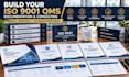 provide iso 9001 qms documentation and audit support