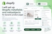 set up shopify metafields and metaobjects for dynamic product pages